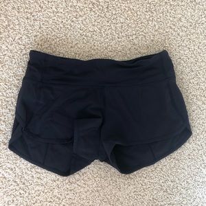 Lululemon speed up shorts size 2